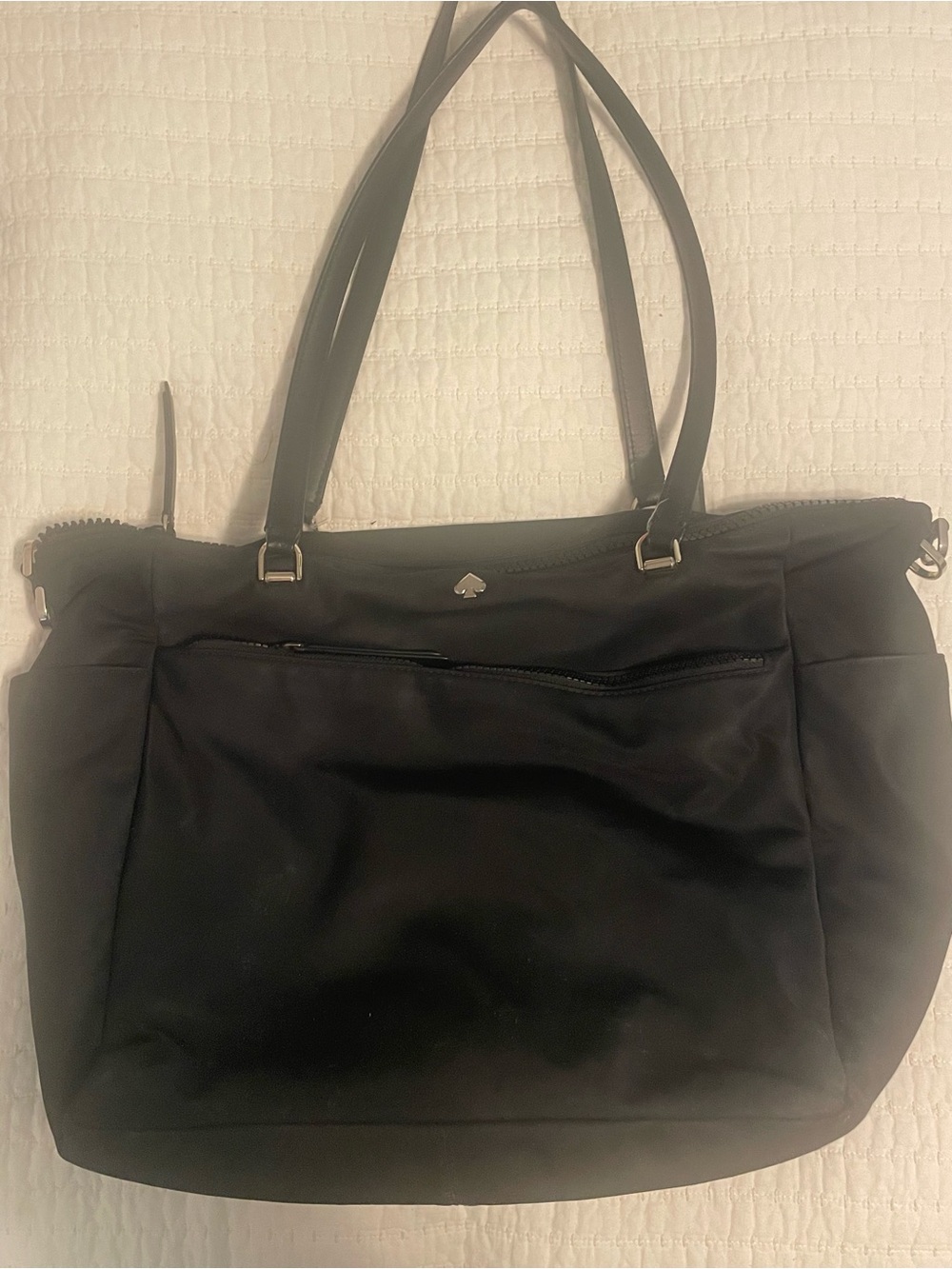 Kate Spade Black Nylon Diaper Bag